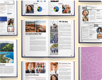 Yearbook page templates